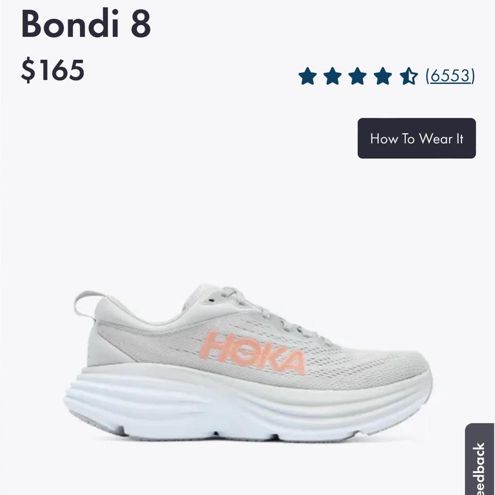 HOKA Bondi 8 women’s size 9